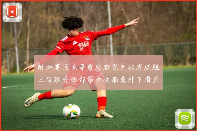 附加赛区竞争愈发激烈开拓者连胜三场跃升西部第九快船意外下滑至第十