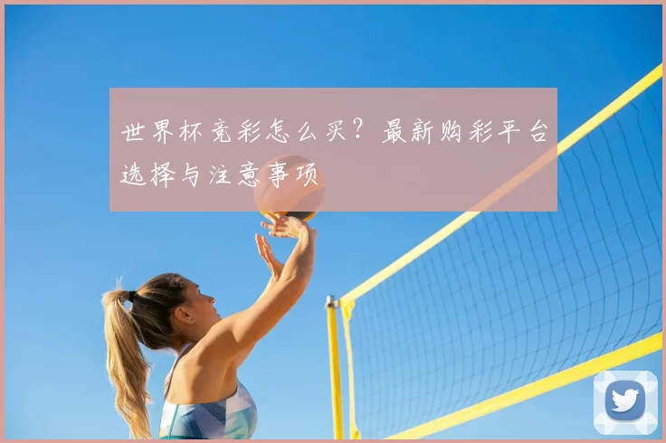 世界杯竞彩怎么买?最新购彩平台选择与注意事项