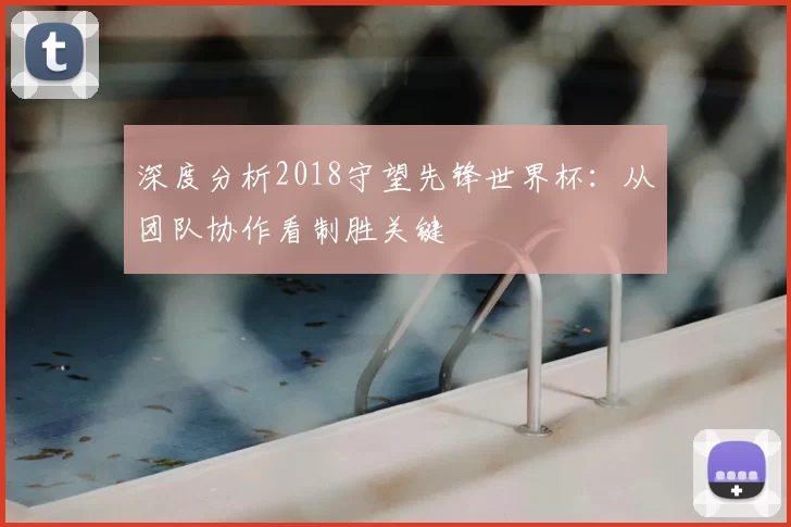 深度分析2018守望先锋世界杯:从团队协作看制胜关键