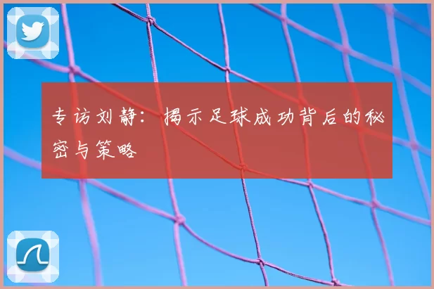专访刘静：揭示足球成功背后的秘密与策略